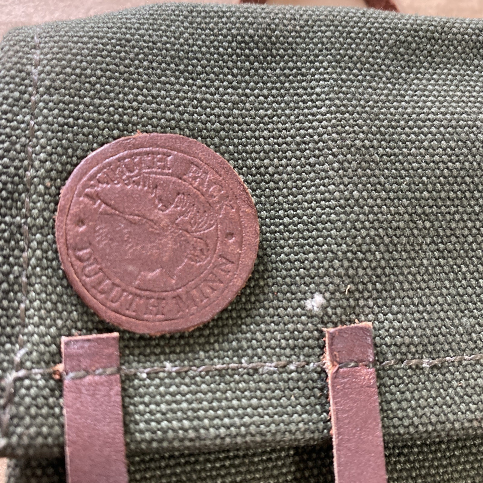 Vintage Duluth Pack Belt Pack Mini Ornament