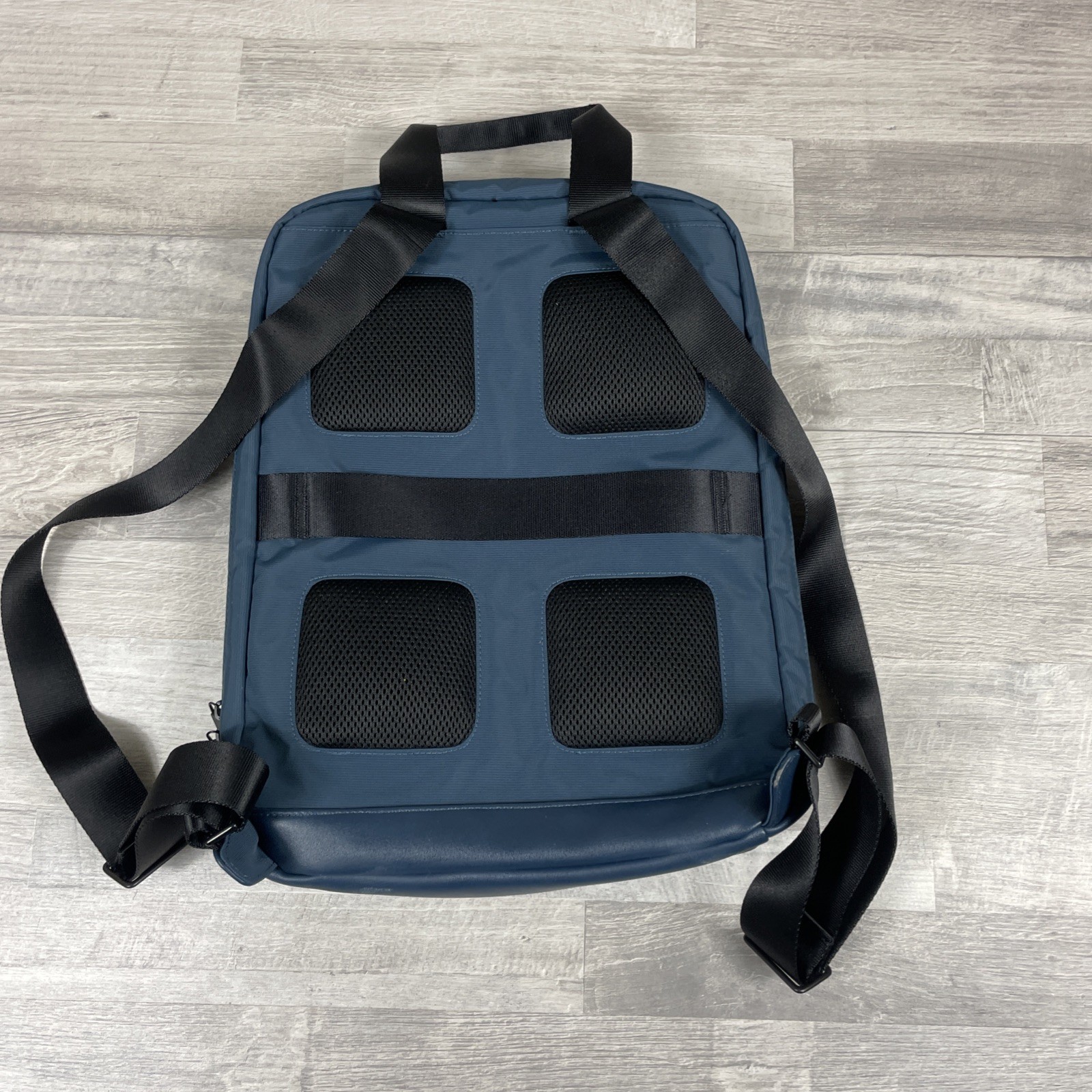 Moleskine Laptop Backpack Soft Touch Blue Color Day Bag