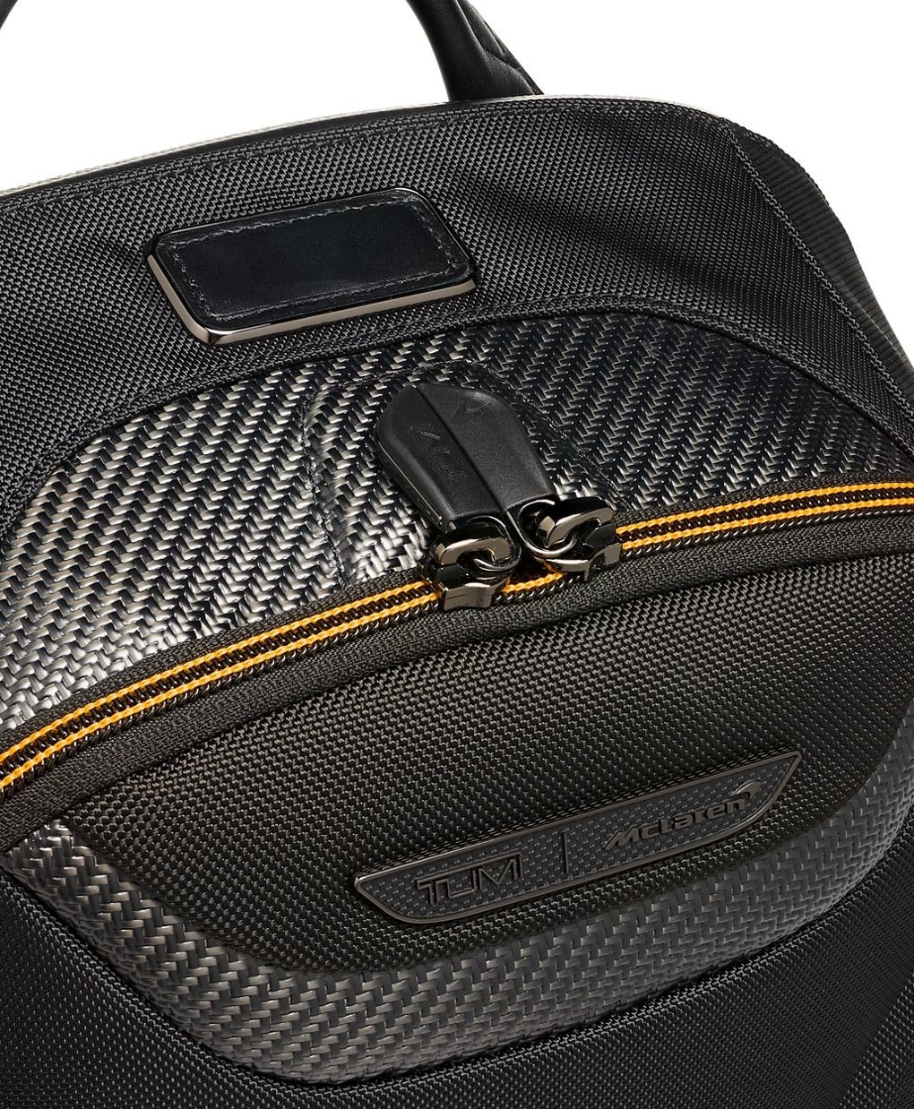 New Tumi McLaren Velocity Backpack Black Carbon Fiber, With Tags, Retail $1200