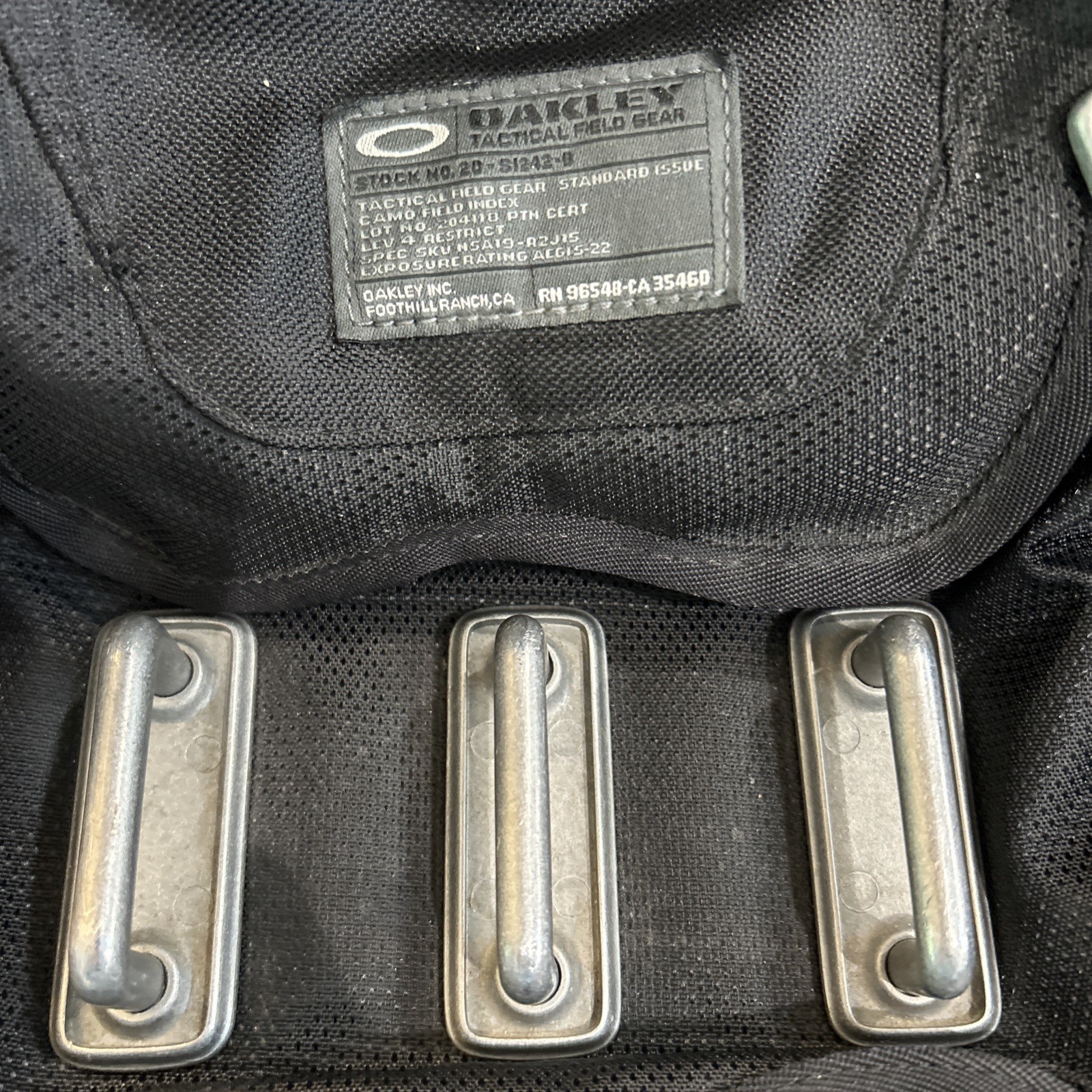 Oakley Kitchen Sink Tactical Field Gear Backpack Stealth Black Daypack Hiking
