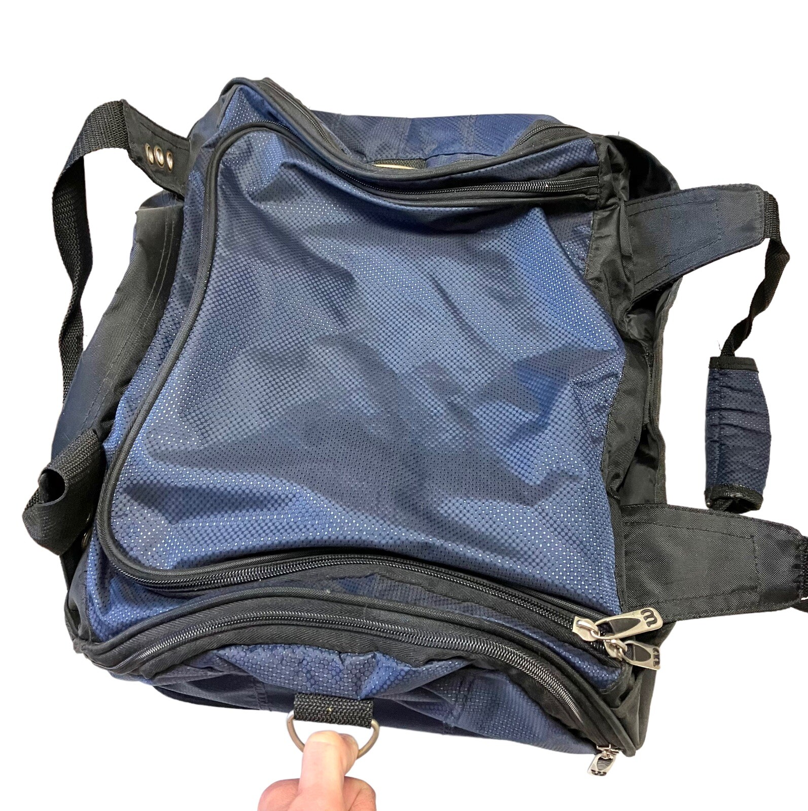 Wilson Duffle Bag Multi Pocket Sport Travel Carry-On Workout Gym 18″ Blue