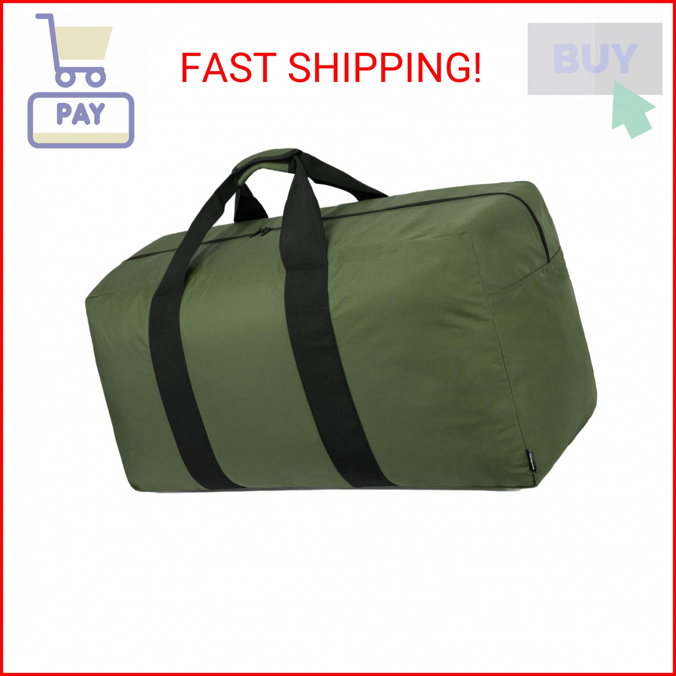 Vorspack Extra Large Duffle Bag for Travel – 100L Duffel Bag for Men Gear Bag fo