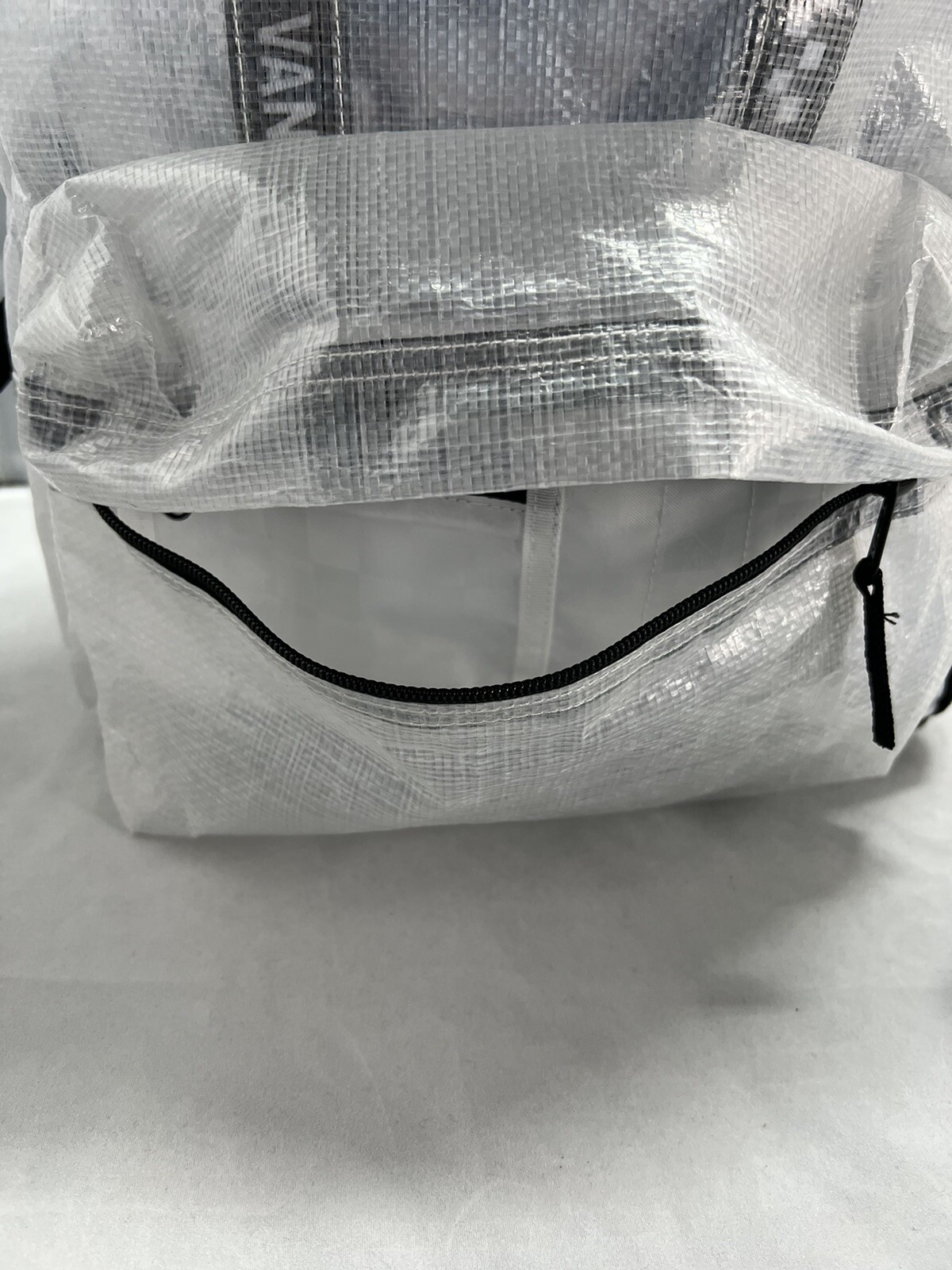 VANS OLD SKOOL IIIl Transparent Pearl – See Thru – Clear Burlap Backpack New!!!