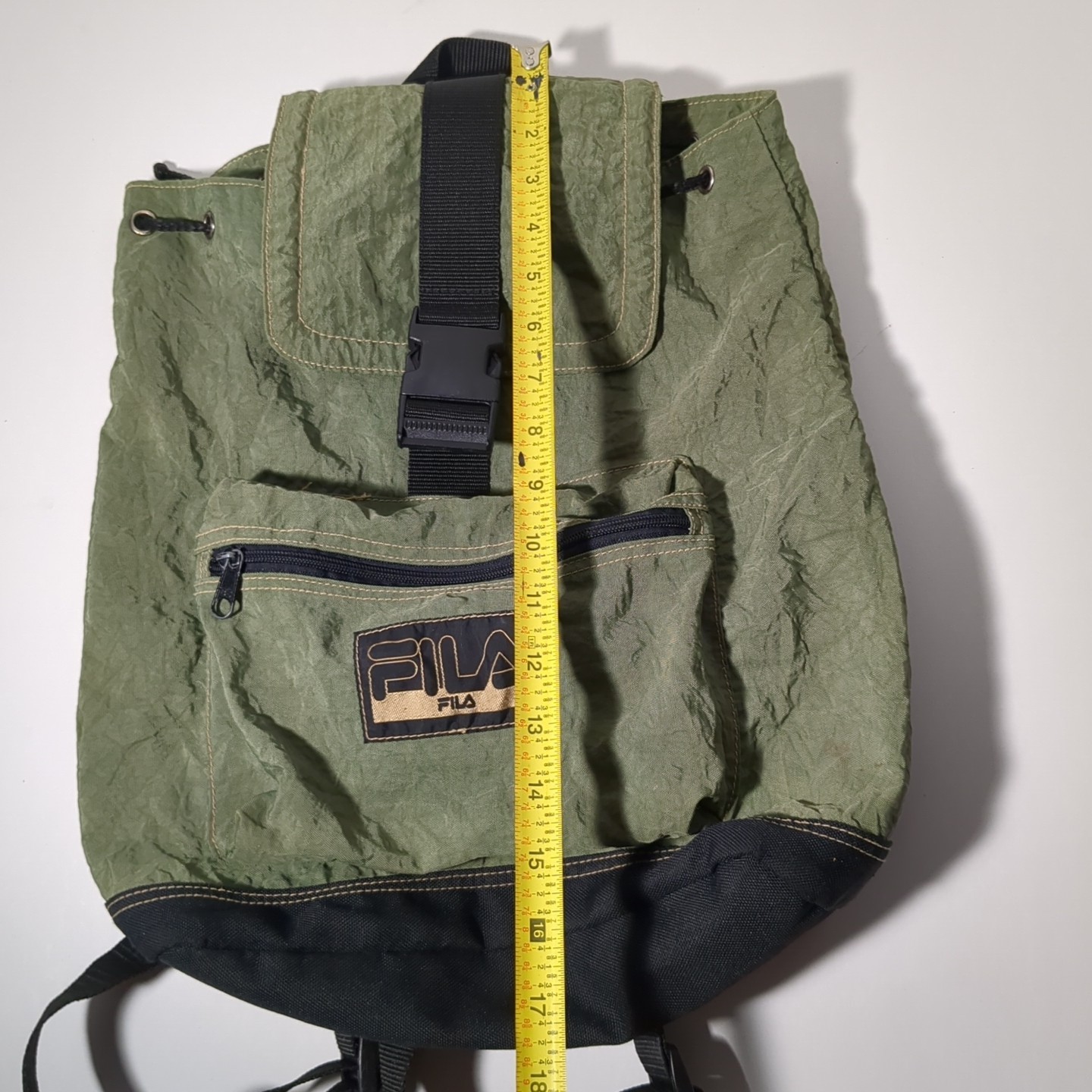 Green Fila Backpack