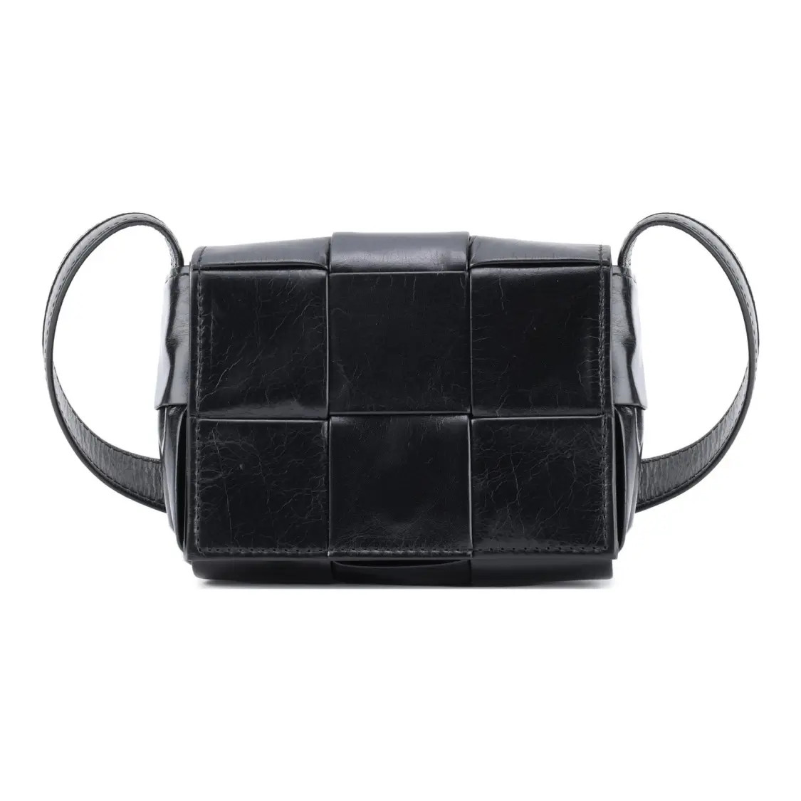 Bottega Veneta Introeccio Woven Magnetic Buckle Wallet Mini Men’s 4.7×1.5×3 in