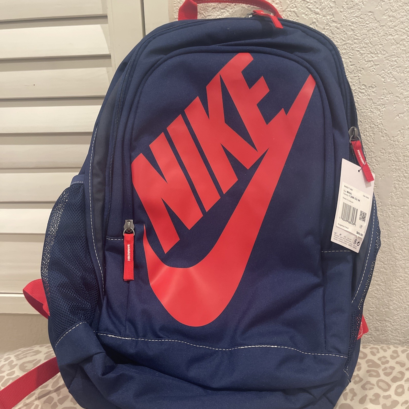 NIKE HAYWARD FUTURA USA Blue 15″ Unisex Laptop Bag Backpack NEW BA5217 492