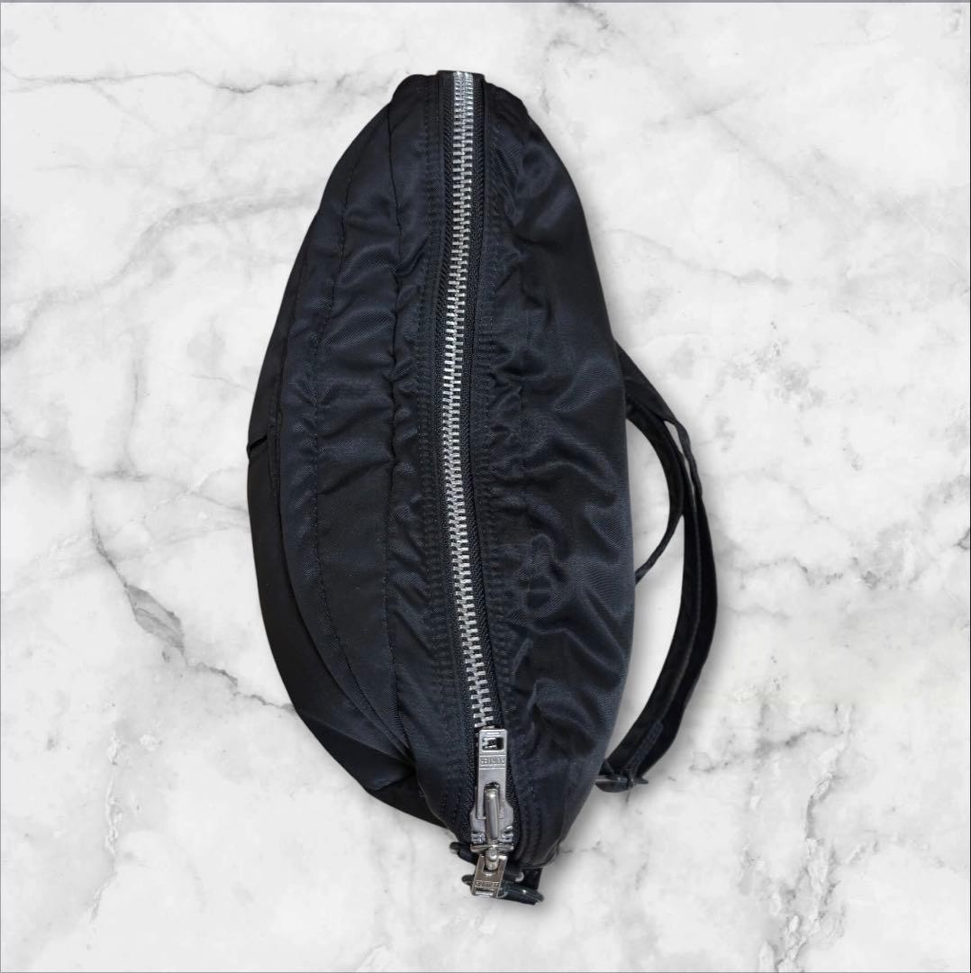 Excellent condition PORTER Tanker Shoulder Bag, Black, Oval
