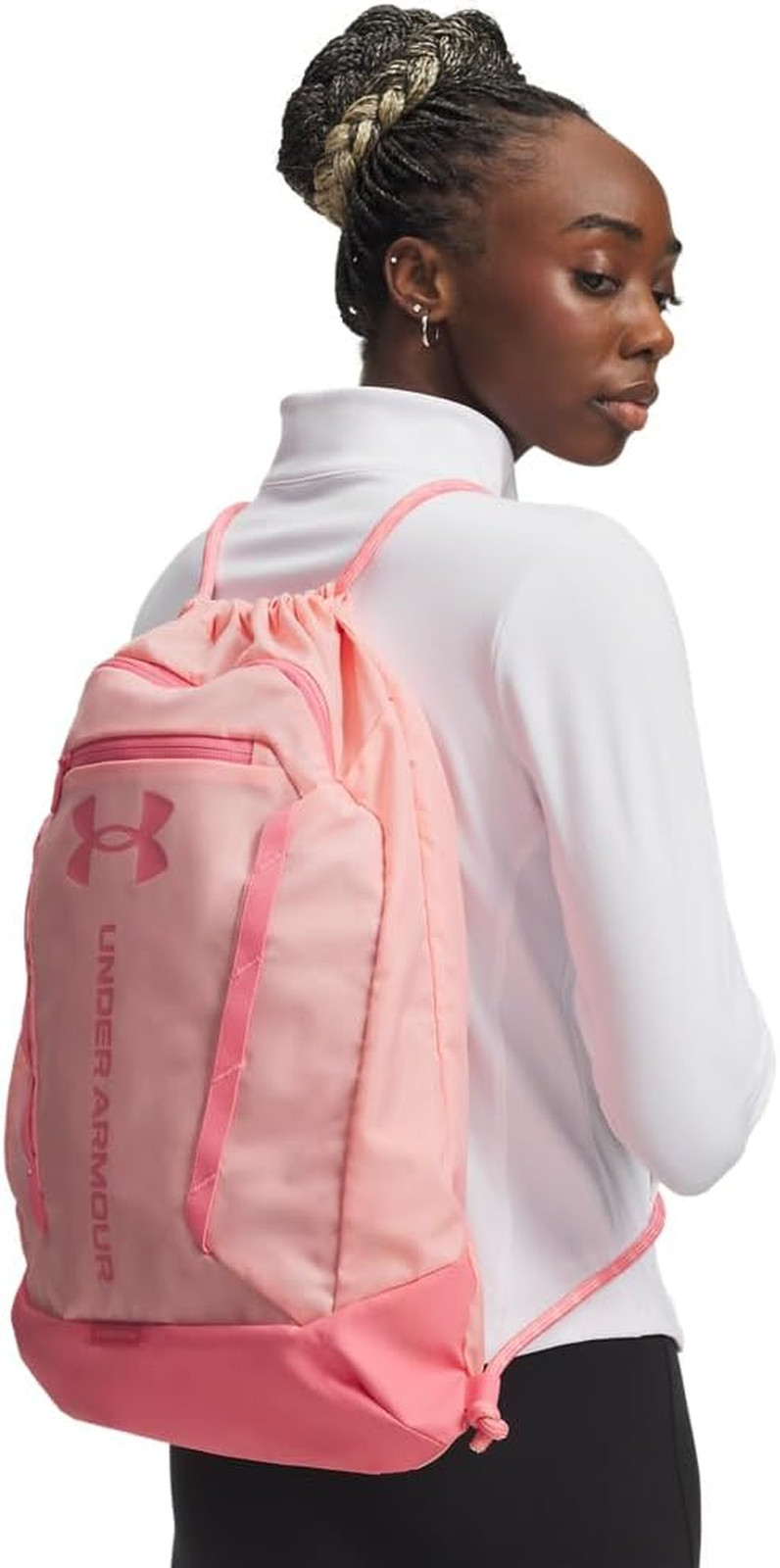 Unisex Hustle Sackpack, (603) Posh Pink/Bittersweet Pink, One Size Fits Most