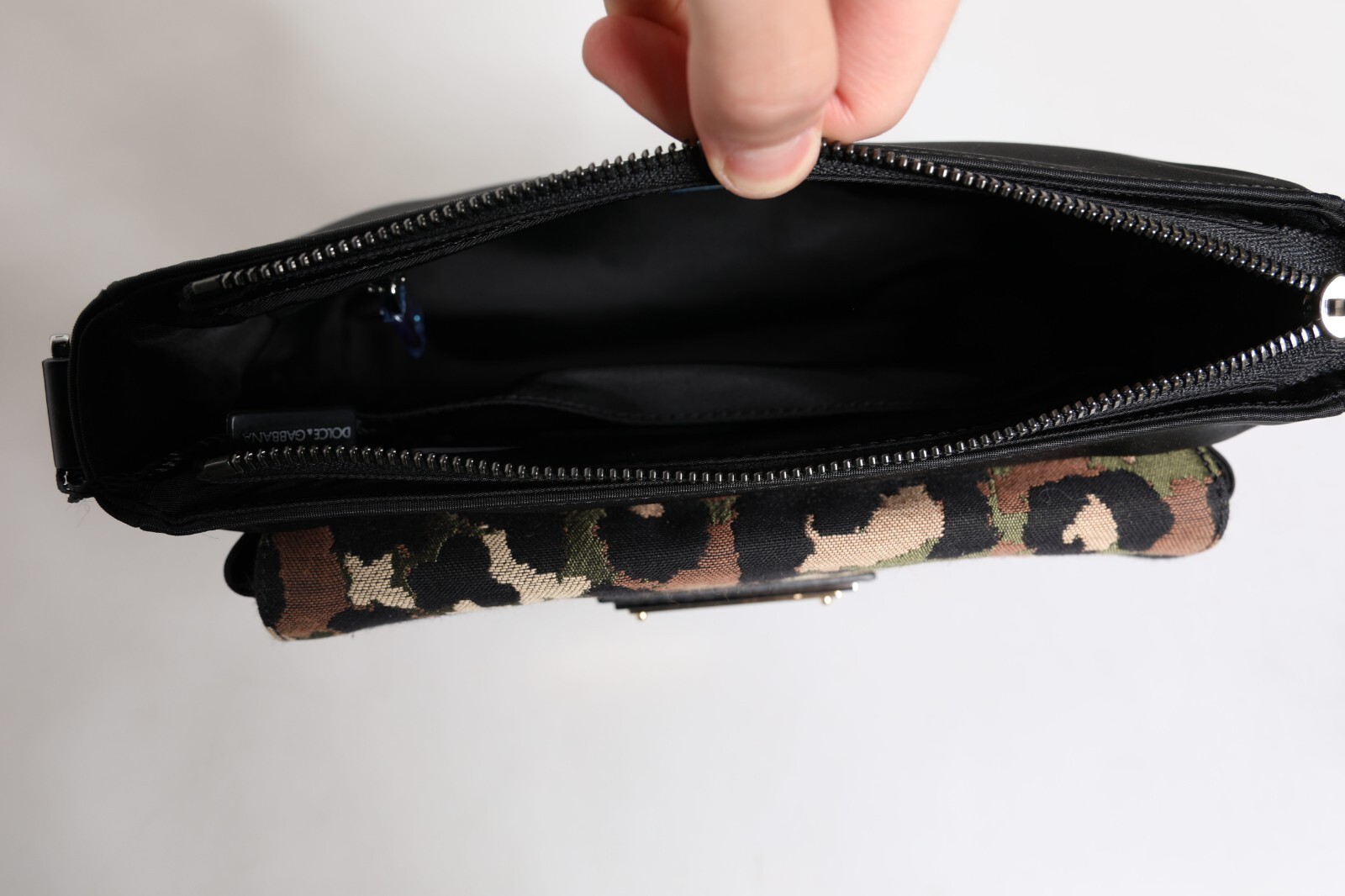 DOLCE & GABBANA Bag Multicolor Leopard Jacquard Crossbody Men Borse RRP 1620usd