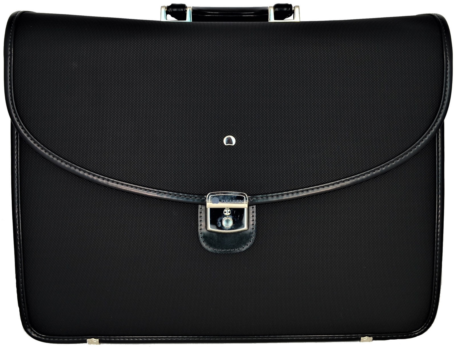 Borsa Cartella Unisex Nera Delsey Bag Unisex Black 24 Ore Lavoro Organizzata