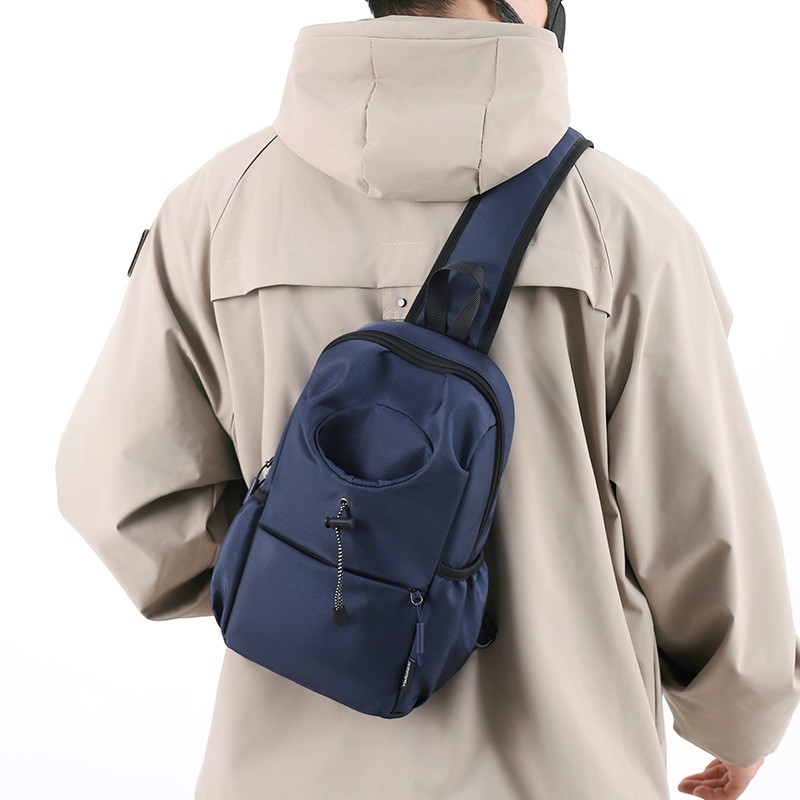 Men’s Oxford Cloth Splash-proof Shoulder Crossbody Chest Bag