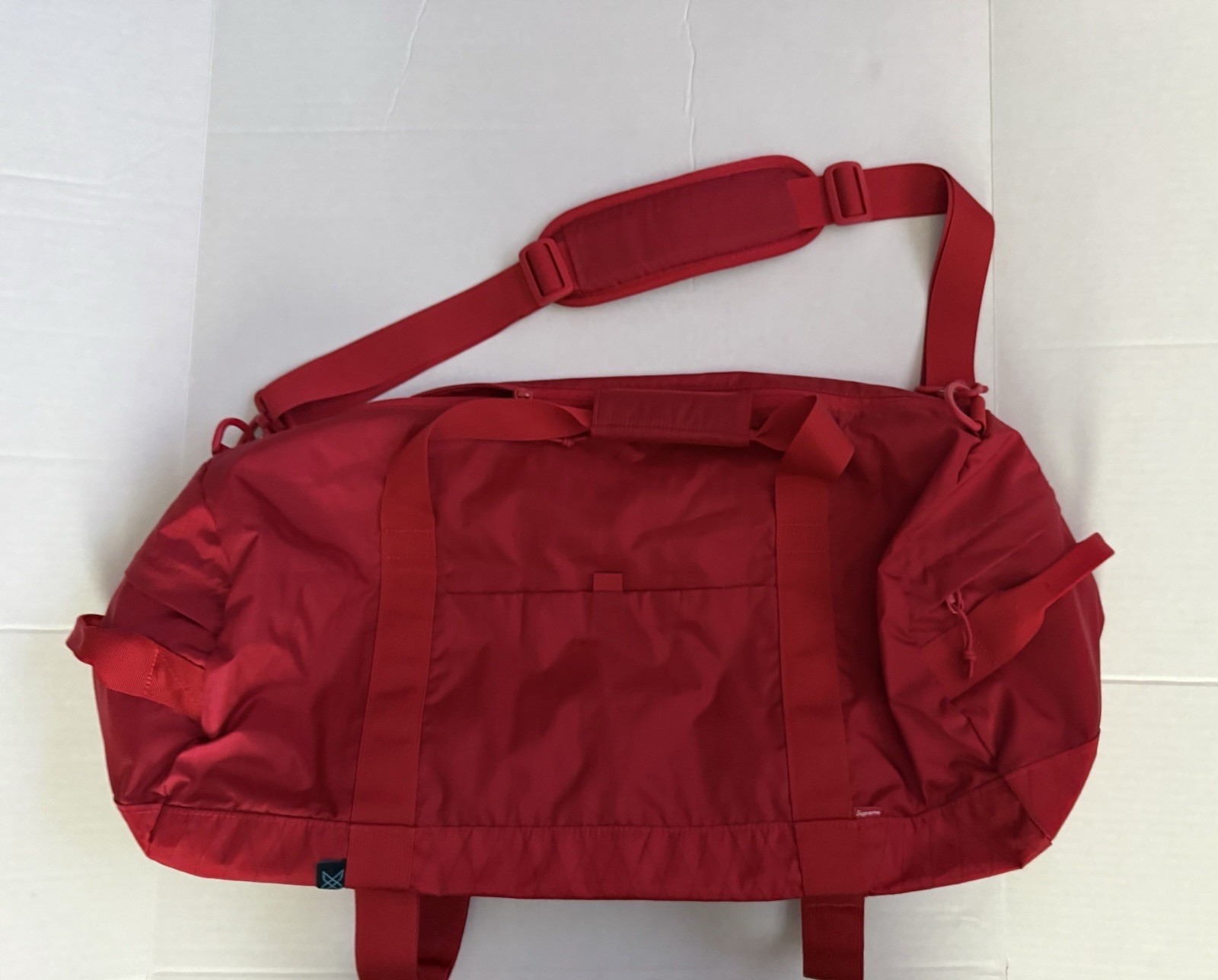 Supreme 3D Logo Duffle Bag (FW23) Red Brand New