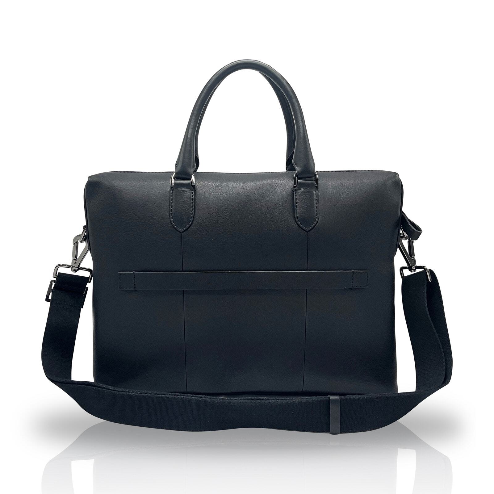 Adamonde Leather Bag briefcase Laptop Messenger Bag for Men and Women