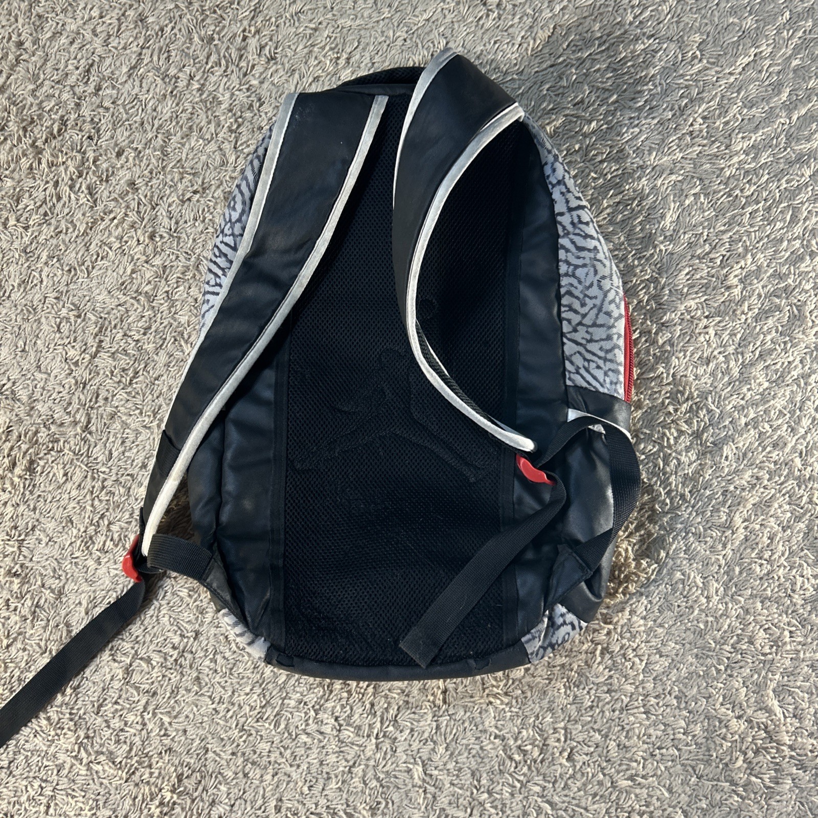 Jordan Backpack Black Grey Red White