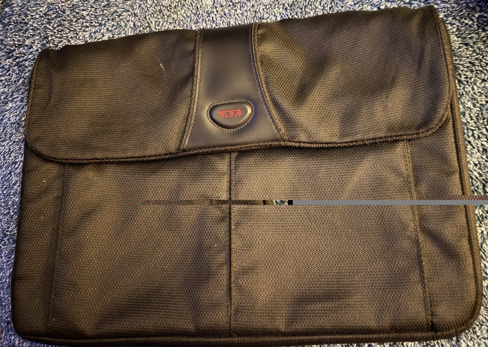 Tumi Ballistic Slim Travel Portfolio Case Sleeve Magnetic Flap No Strap