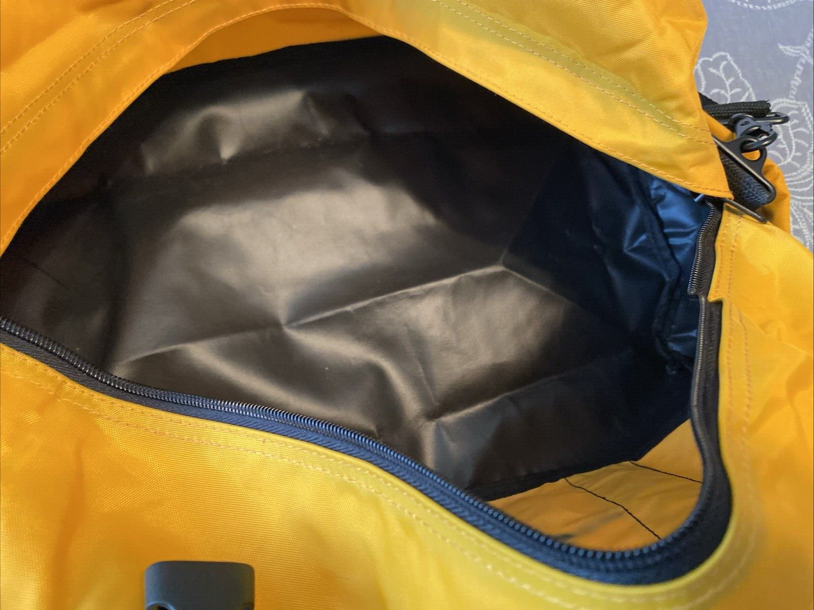 Montecristo Cigars Medium Heavyweight Duffle Bag in Yellow and Black, 18″ x 10″