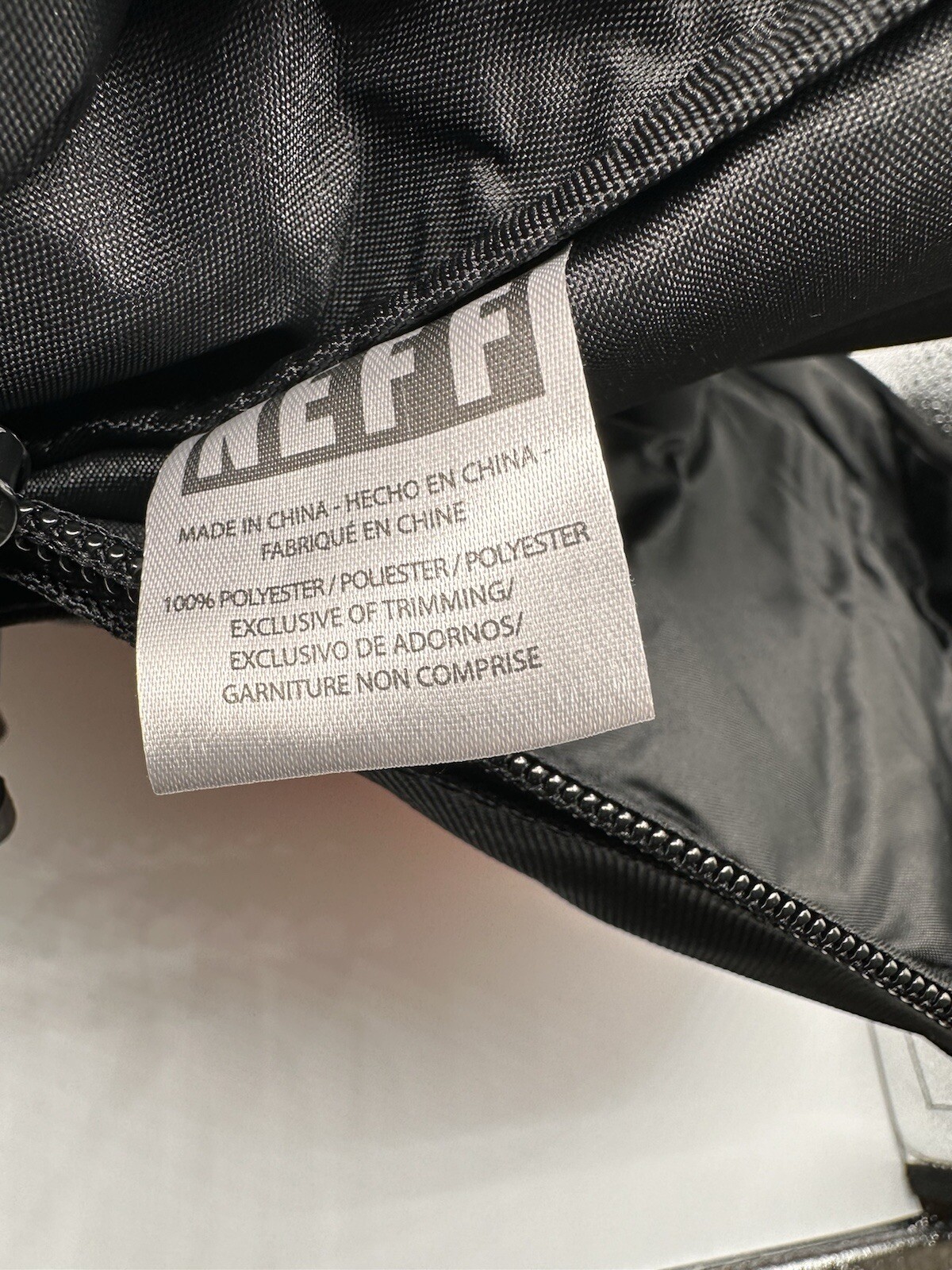 New 18” Neff Puffer Backpack Black Orange Yellow Red School Laptop Retro
