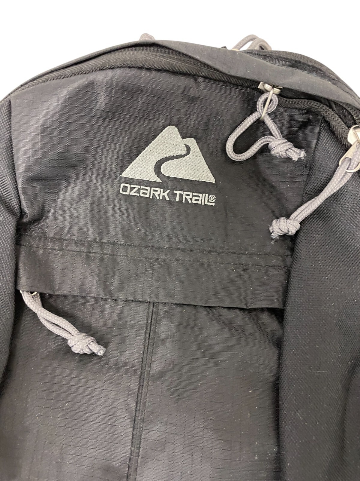 Ozark Trail Black Daily Backpack School Hiker Outdoor Polyester Adult 25 Liter