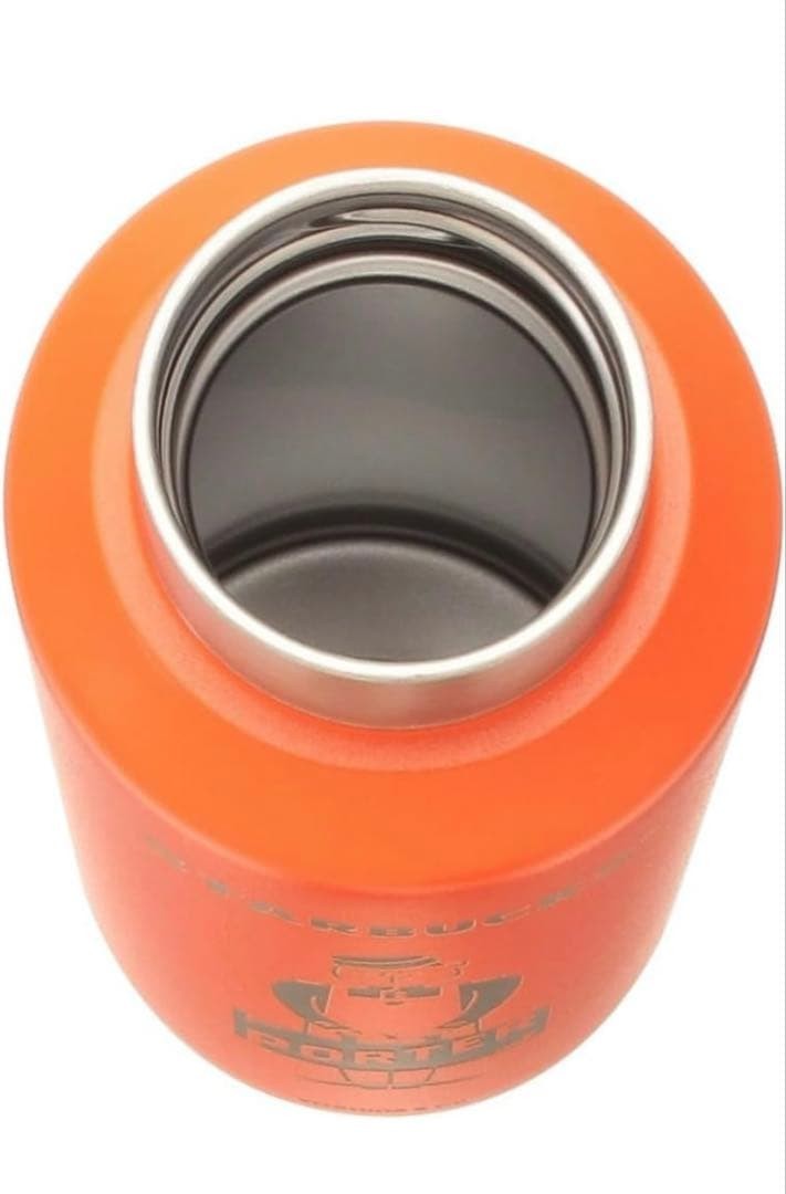 PORTER Starbucks Recycled Stainless Steel Bottle Orange