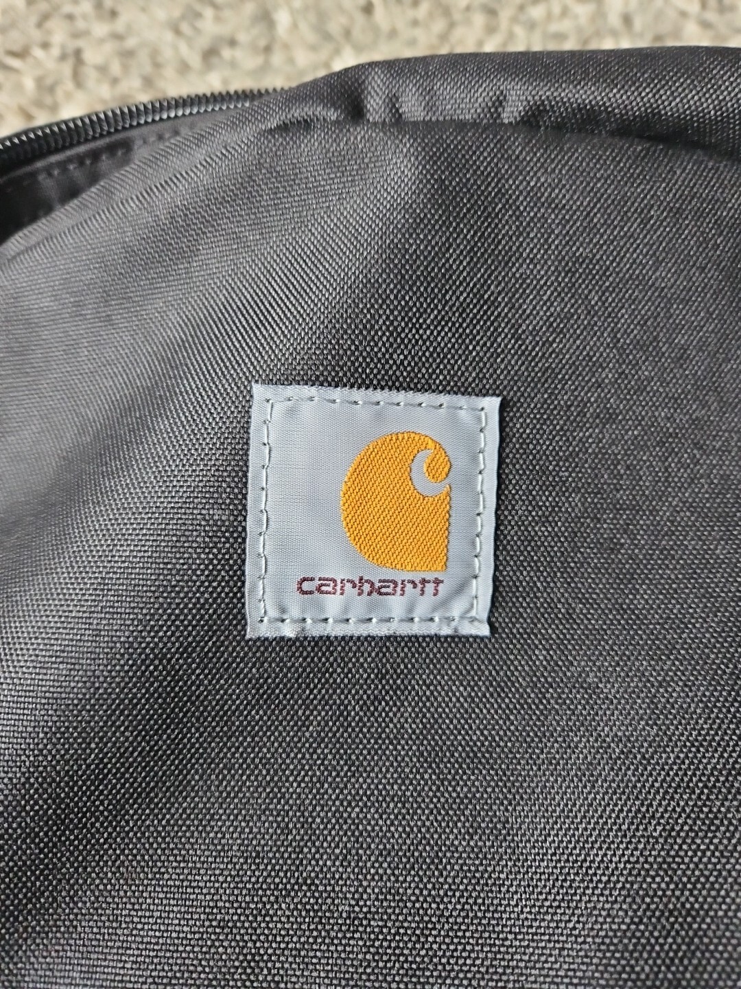 Carhartt Classic Backpack Black Titan Machinery Stitched Logo
