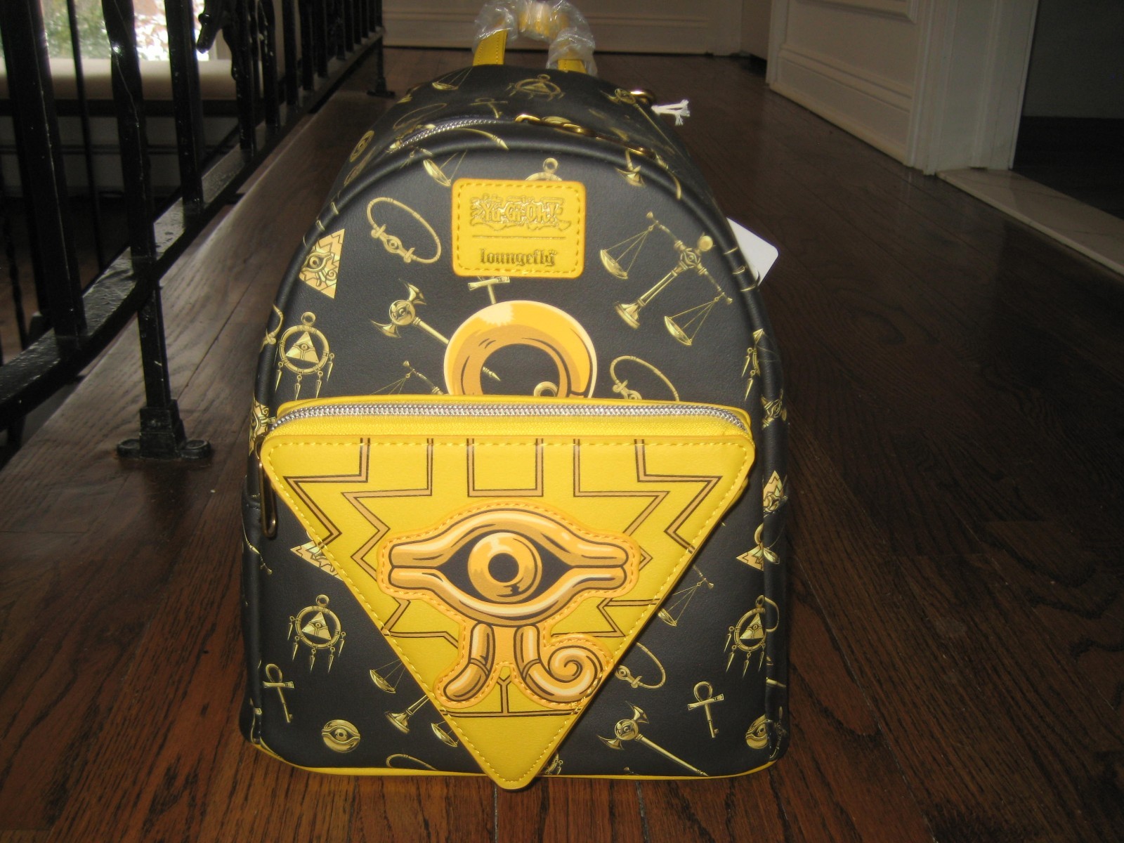 Loungefly Yu-Gi-Oh! Millenium Puzzle Mini Backpack GameStop -New W/ Tags!
