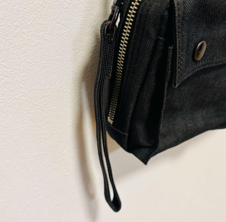YOSHIDA PORTER SMOKY Black Shoulder Bag Made in Japan