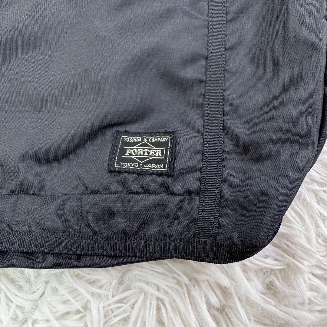 Authentic PORTER Yoshida Kaban Trip Shoulder Bag Black 37cm x 29.5cm x 14cm Exce