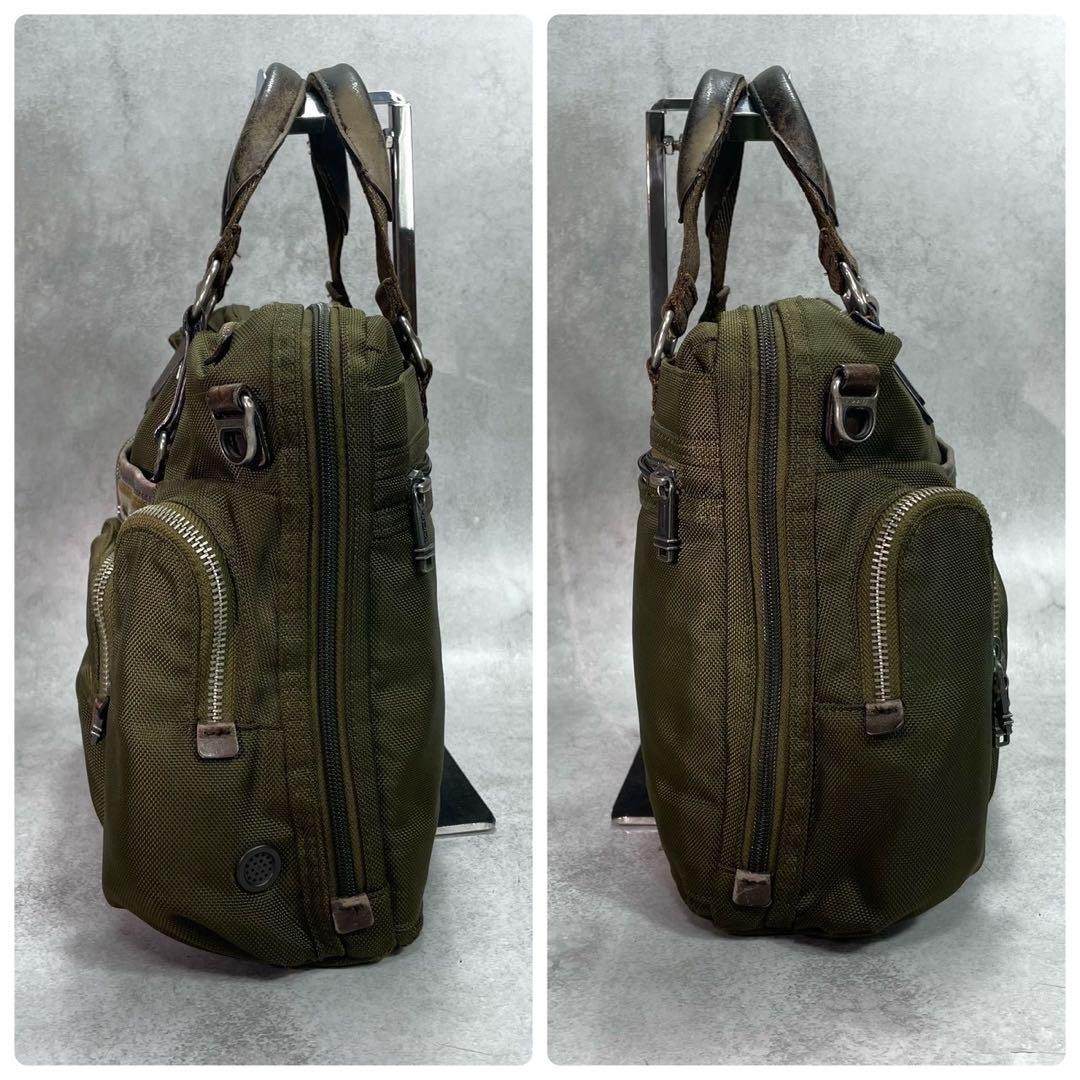 TUMI Boston Bag Khaki 2way Nylon