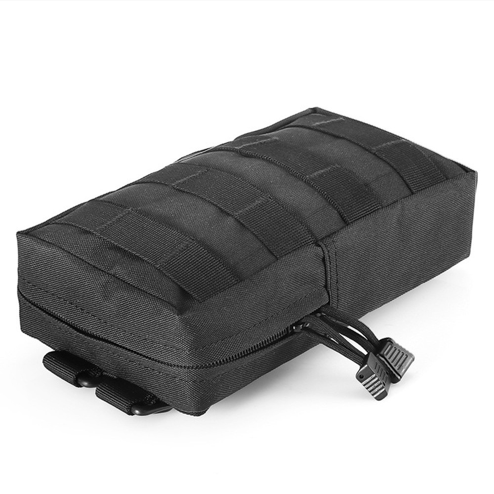 Outdoor Compact Tactical Molle EDC Tool Pouch Utility Accessory Waist Bag Black