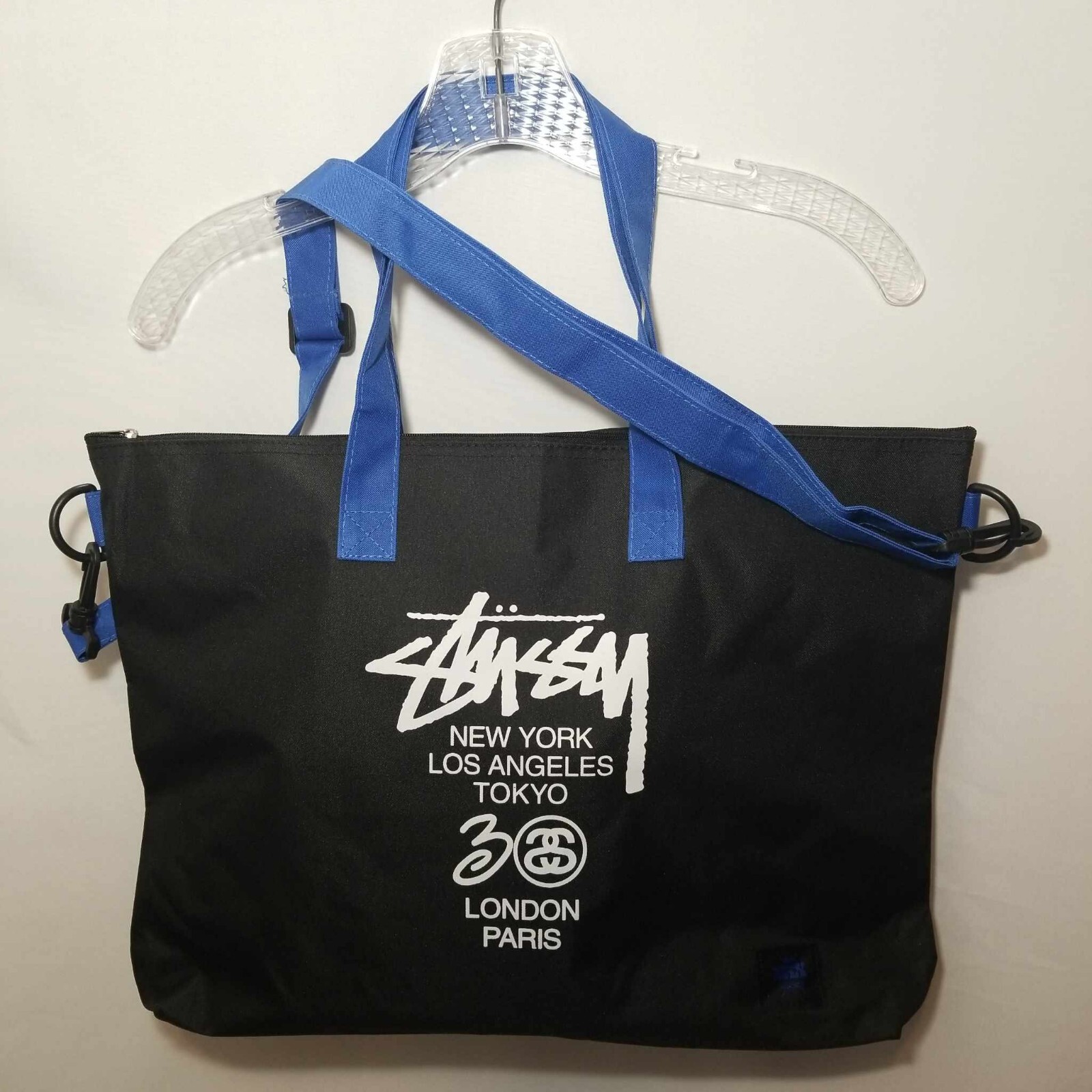 Stussy Tote Bag 30th Anniversary 2 Way Cross Body Shoulder Bag Fall 2010