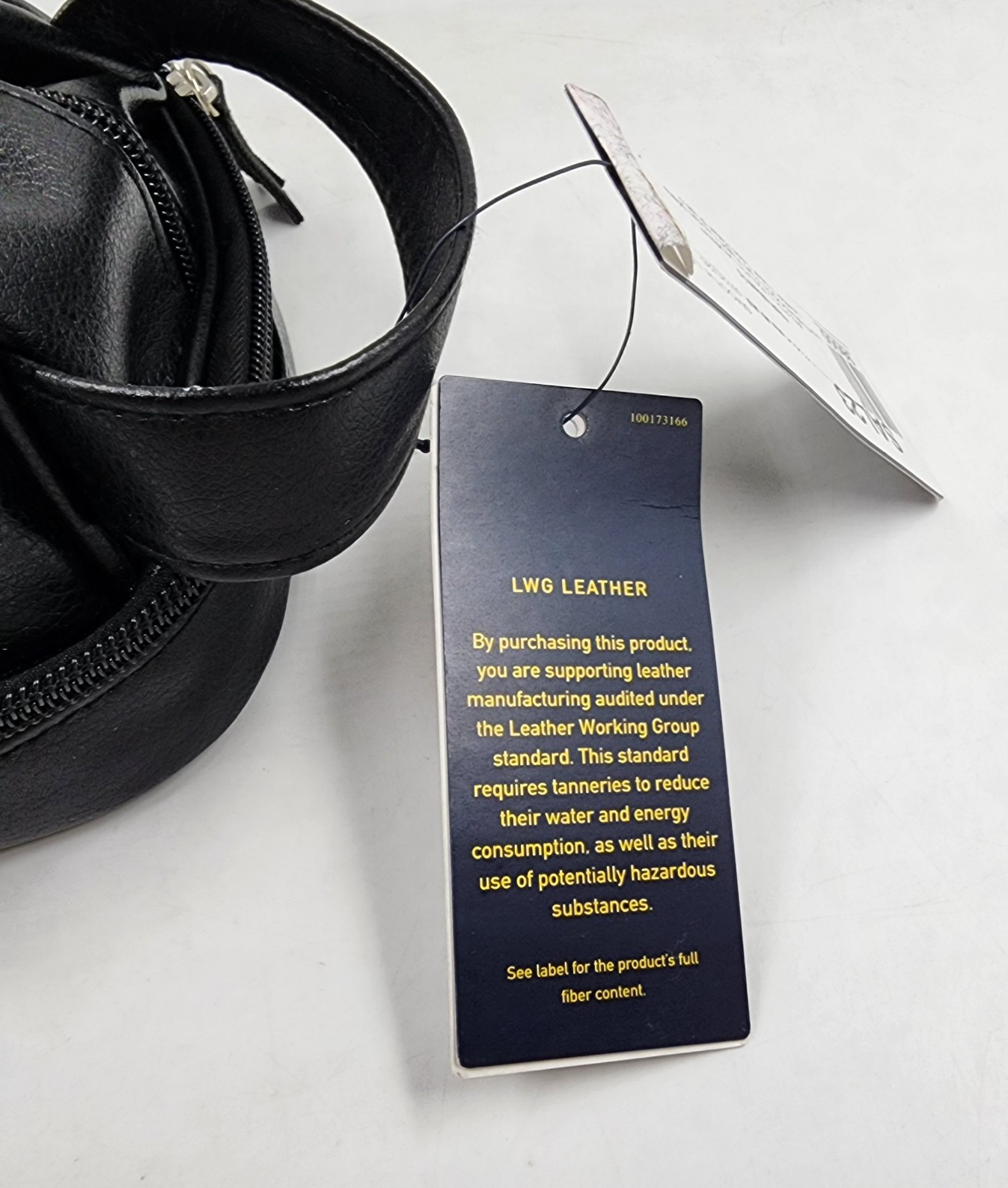 Polo Ralph Lauren Leather Travel Case Bag Men’s One Size Black Top Zip Closure