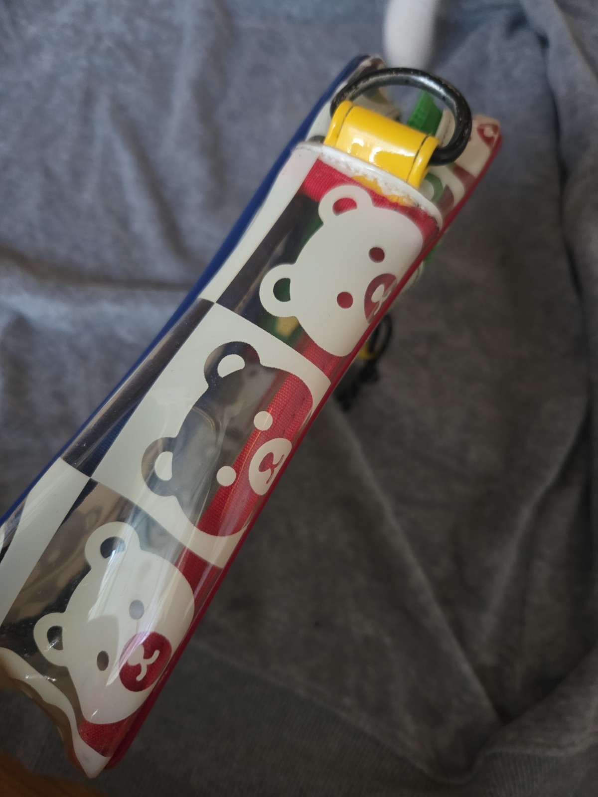 Teddy Fresh Clear Crossbody Bag Red Green White Black