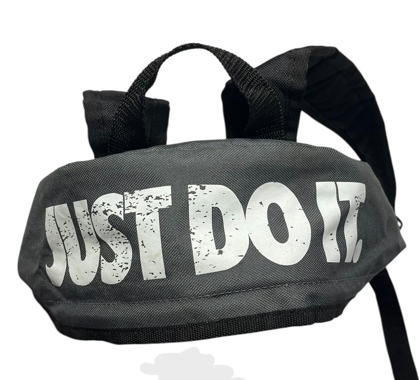 NIKE x JUST DO IT Black/Gray ATHLETIC MINI BACKPACK School Hike Gym Track Bag