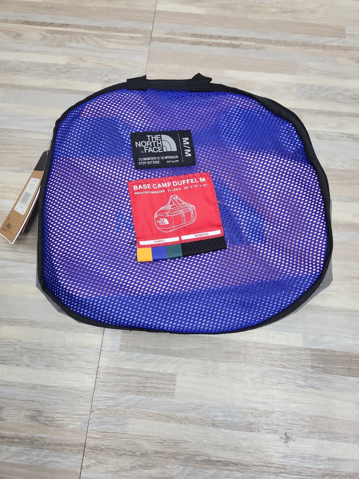 The North Face Base Camp 71 L Duffel Bag Medium. Purple, Black, Orange, GRN, New