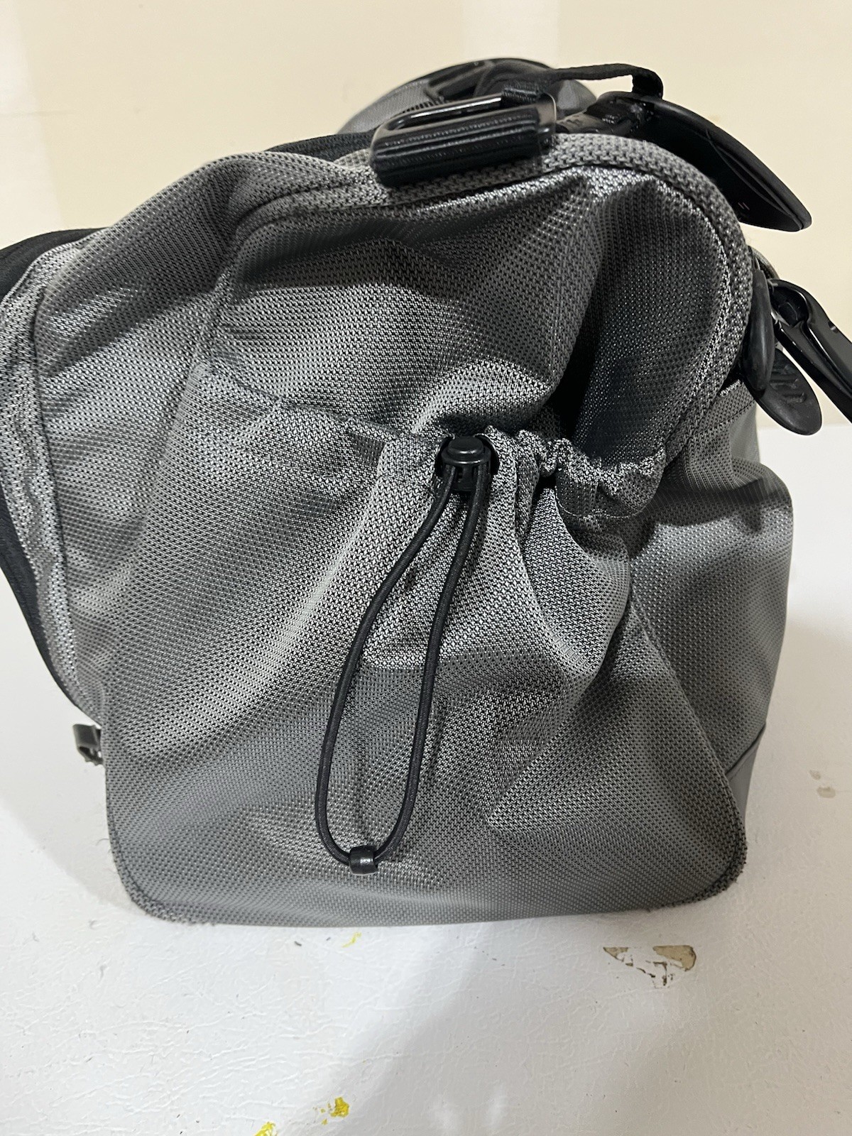 TUMI Boston 2Way Ballistic Nylon Duffle Bag Carry On Gray 525PW Strap (See Pics)