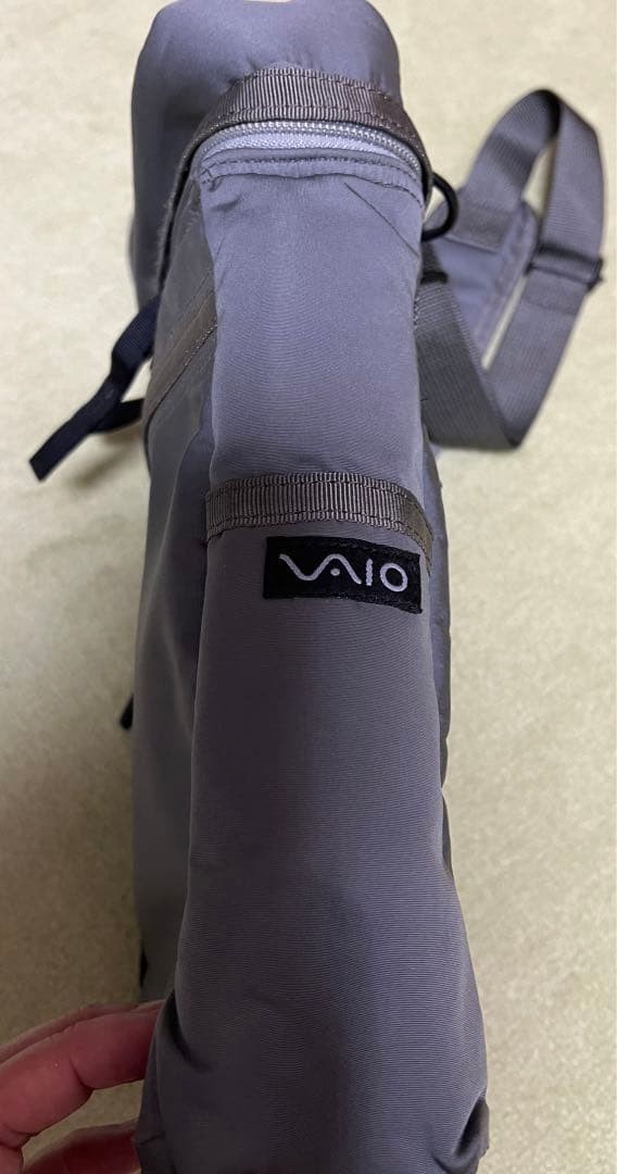 Authentic Yoshida Kaban PORTER Sony VAIO Collaboration Shoulder Bag Gray Nylon 2