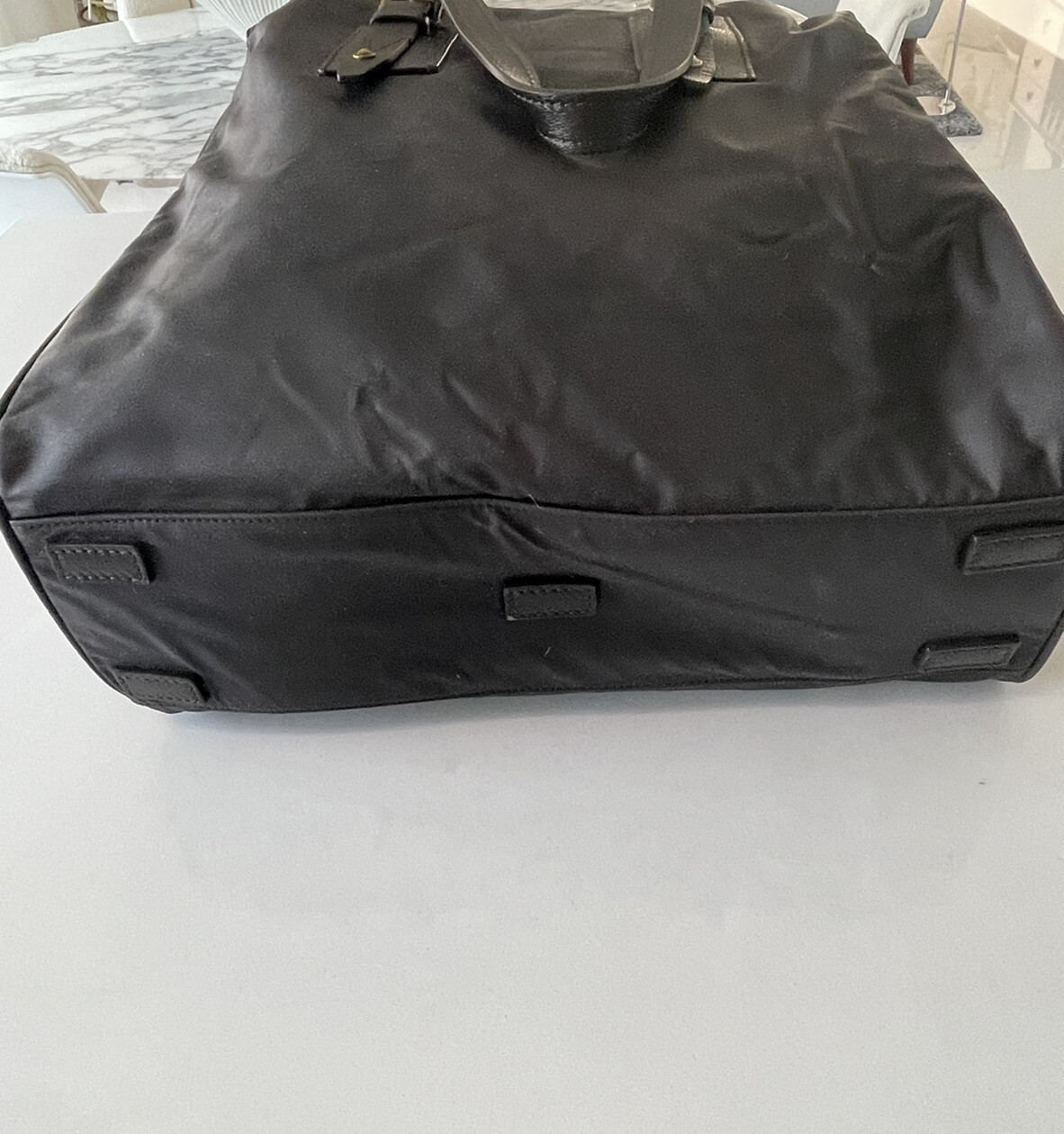 New. Belstaff Dorchester Satchel/Tote Bag. Waxed Cotton and leather. Dark Olive