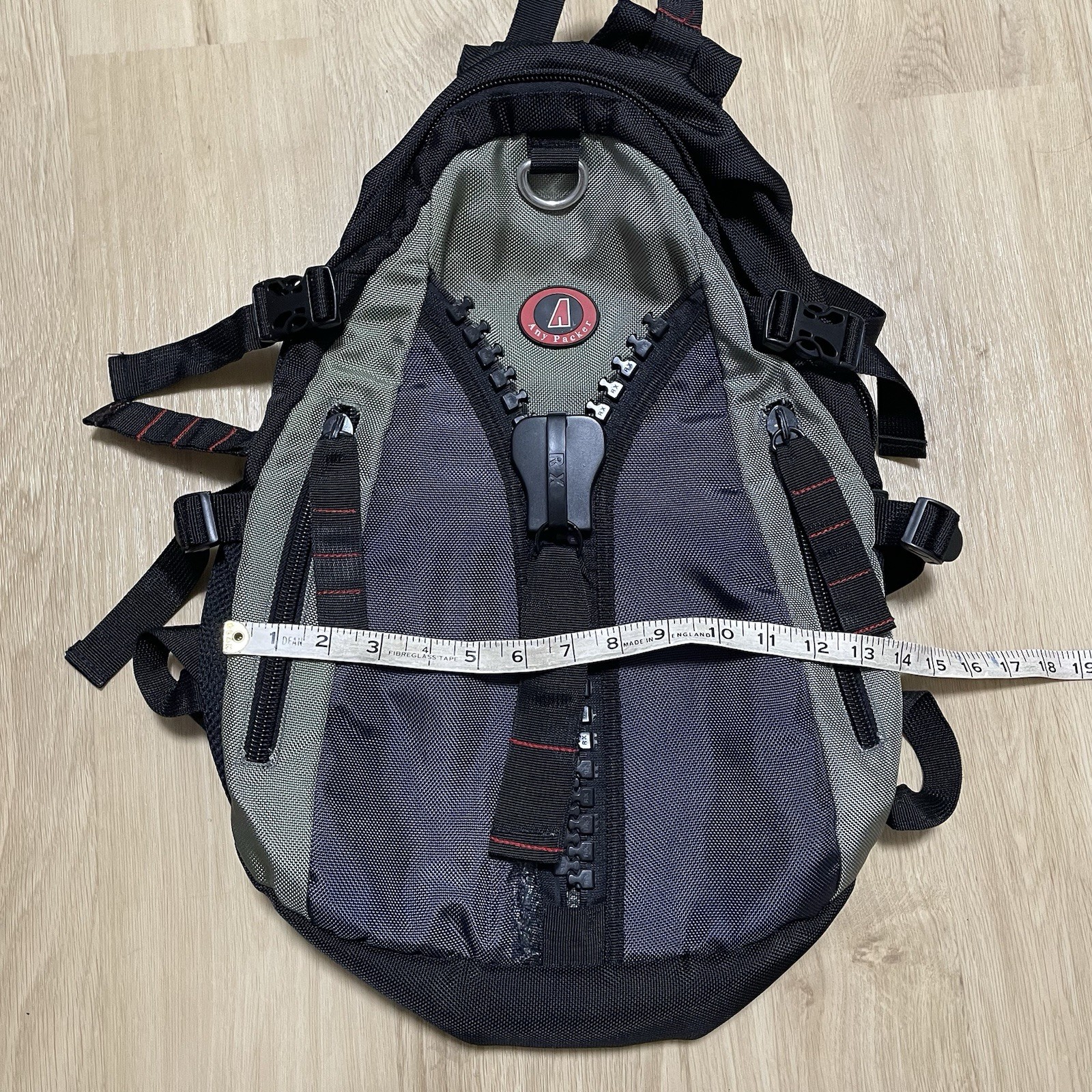 Vintage Any Packer Technical Backpack Bag Tactical RX Zip Oakley ACG Y2K 90s 00s