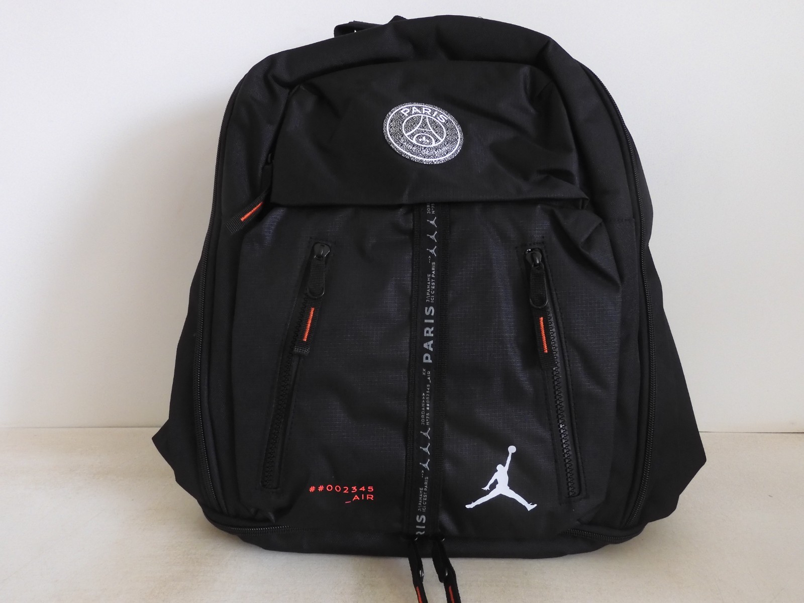 Nike Air Jordan PSG Paris Saint Germain Backpack Black Large [9A0659-023]