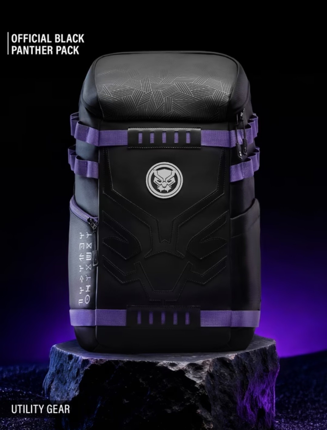 Black Panther Backpack for Men Premium Official Licensed 25L Laptop Bag Travel