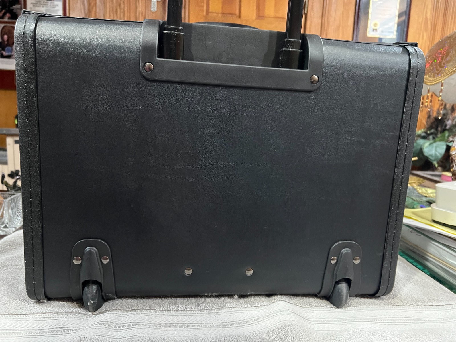 17″ Rolling Laptop Briefcase on Wheels Legal Size Attache Case