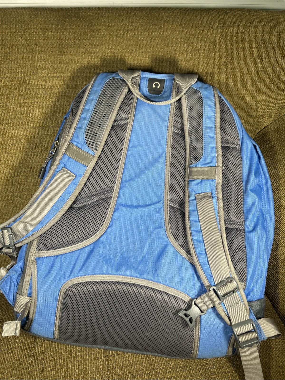 L.L.Bean Turbo Transit Pack Blue 42L Laptop Backpack Ripstop Nylon Bag 296937