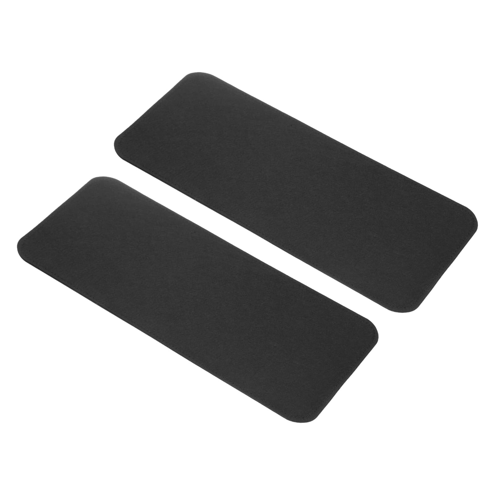 uxcell 2Pcs Felt Base Shaper, 14.6×6.7 Inch Rectangle Inch, Black