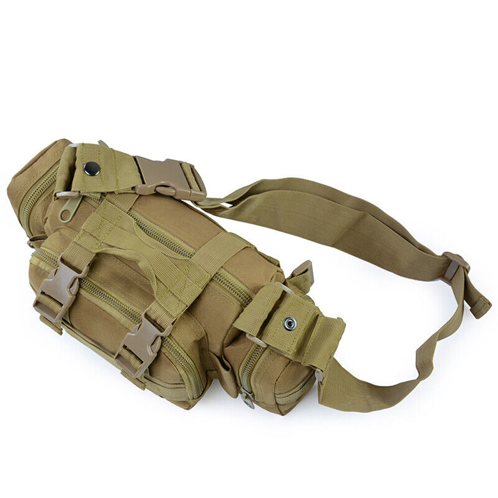 Outdoor Military Tactical Backpack Waist Pack Bag Molle Camping Hiking Pouch