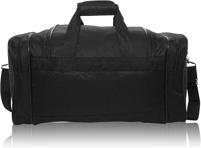 Brand New DALIX Duffle Bag Duffel Bag Large in Black Gym Bag 17″