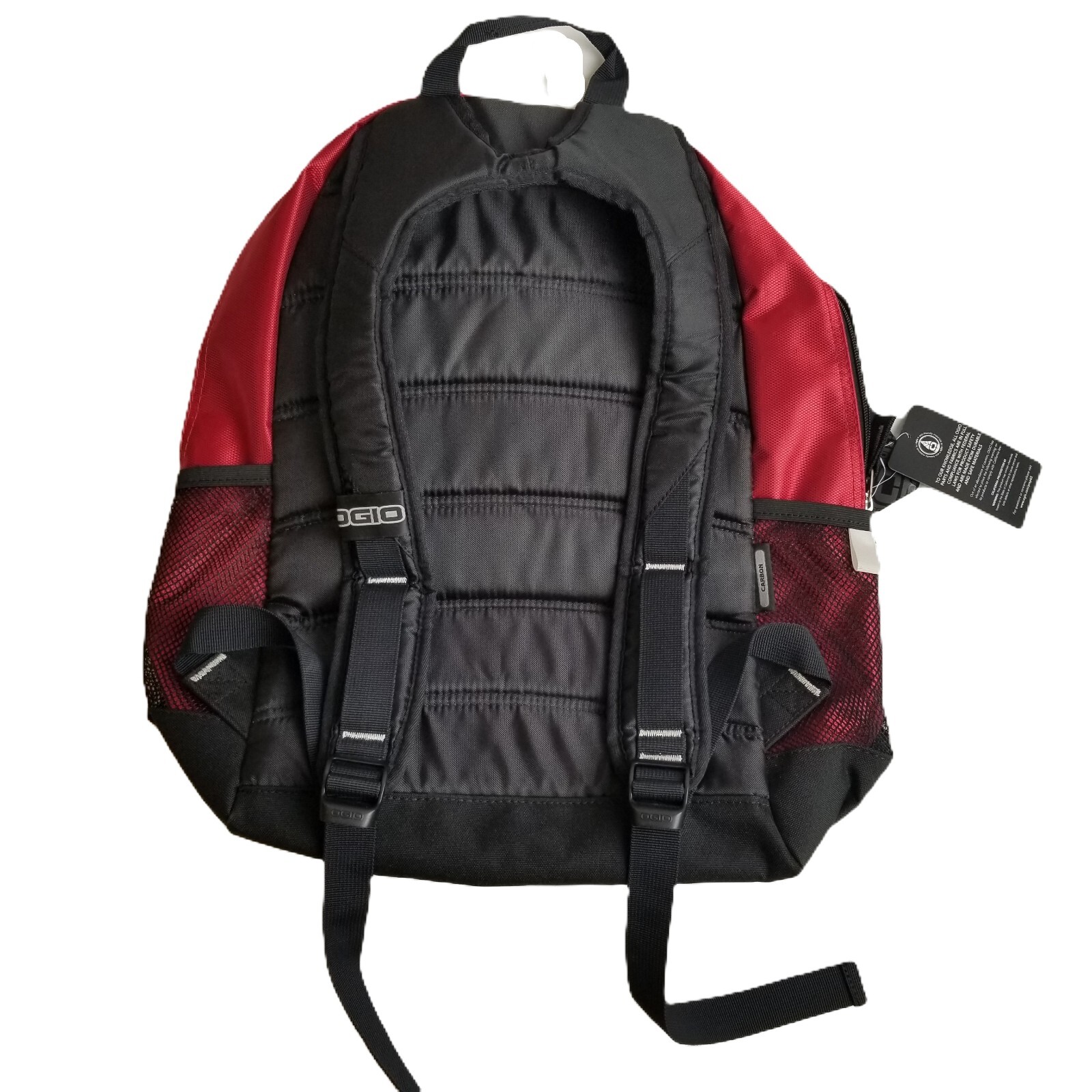 OGIO Backpack Leinenkugels Red Black Audio Pocket Tech Travel College School NEW