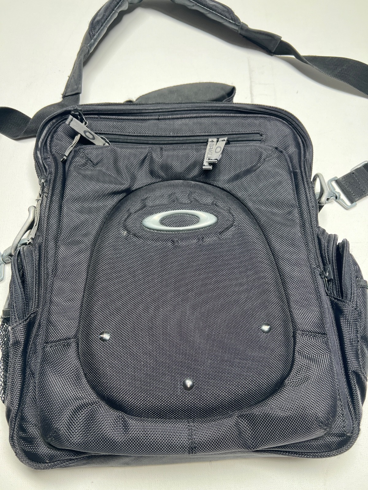 Oakley Ballistic Nylon Tactical Field Gear Vertical Laptop Messenger Bag Y2k