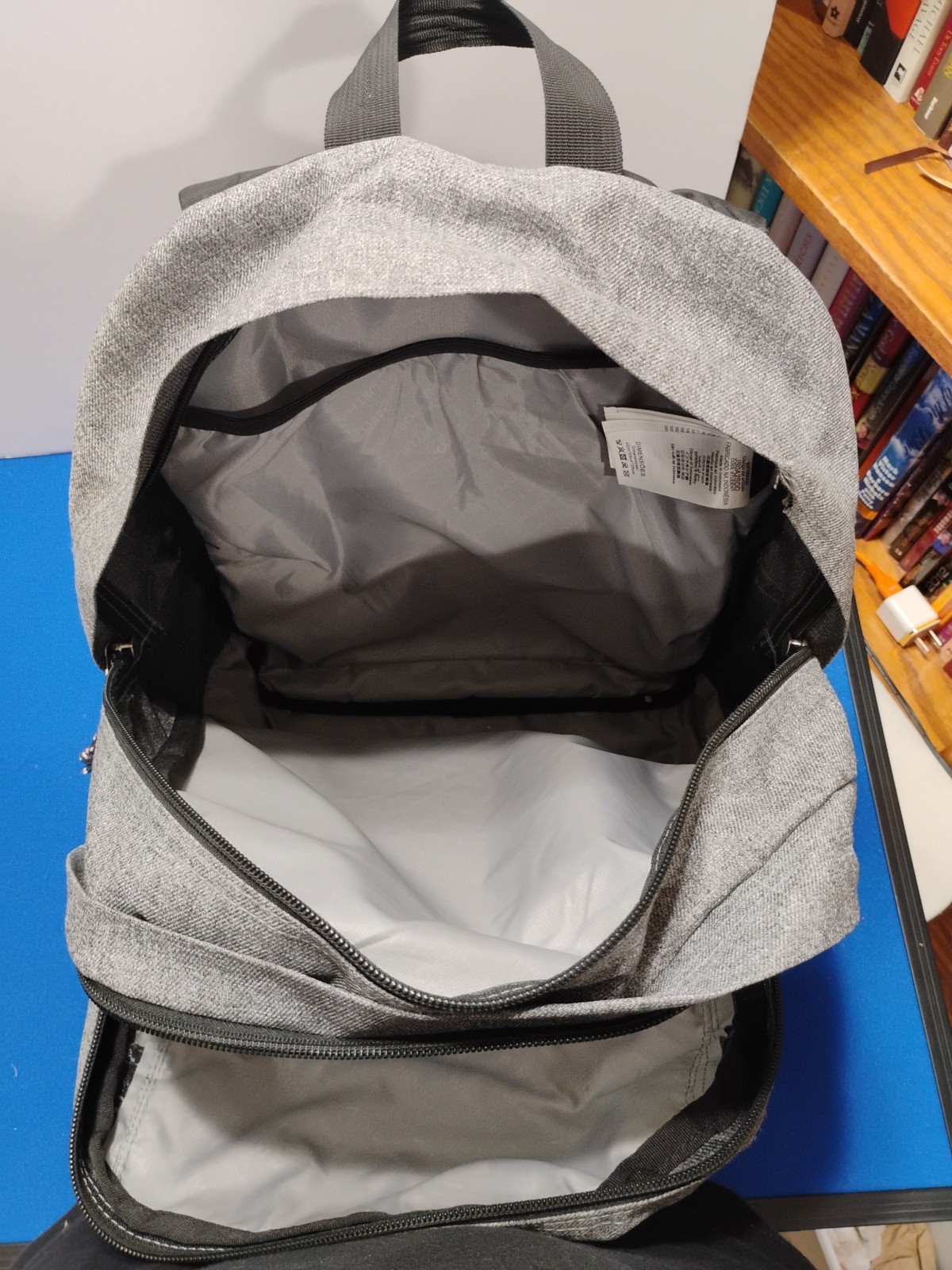 JanSport Cool Student Black Backpack – School, Travel, or Work Bookbag