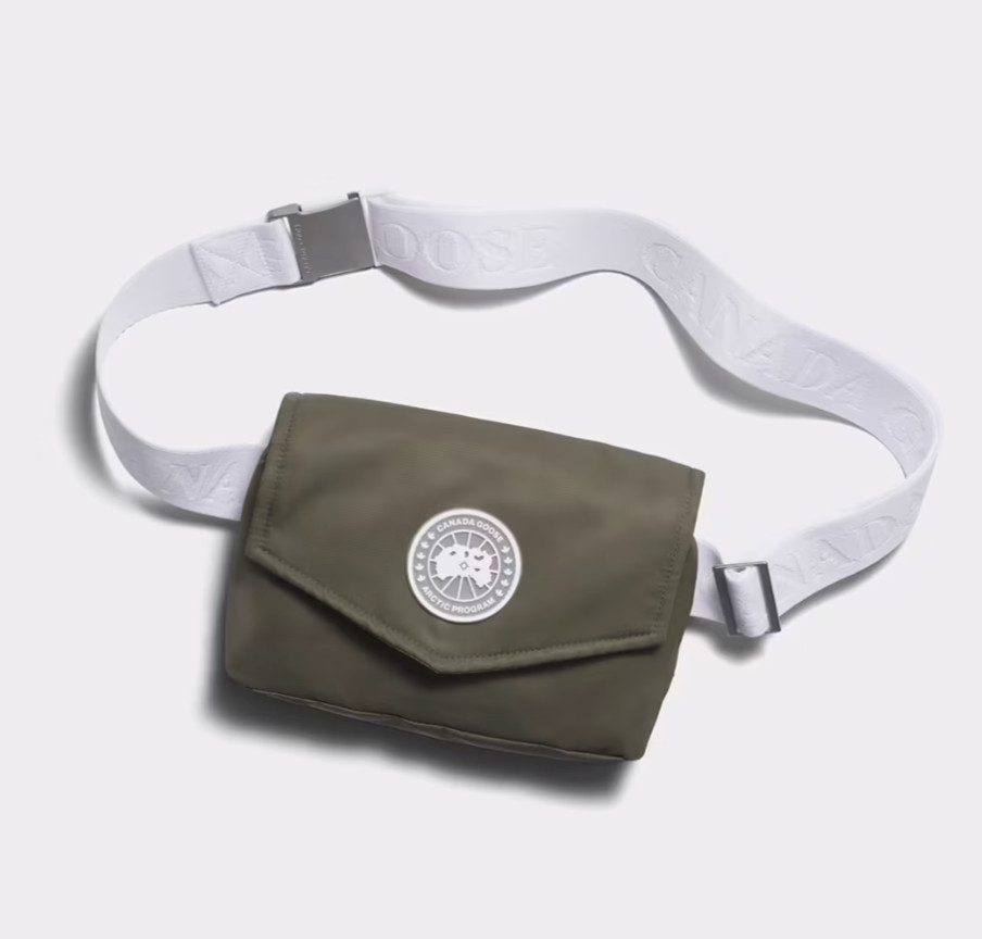 Canada Goose Smokey Sage Badge Waist Pack Bag – MSRP: $250 – Authentic – New