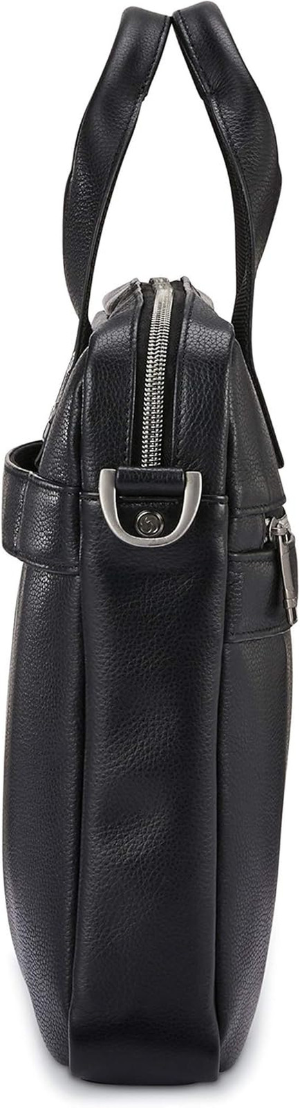 Classic Leather Slim Brief, Black, One Size